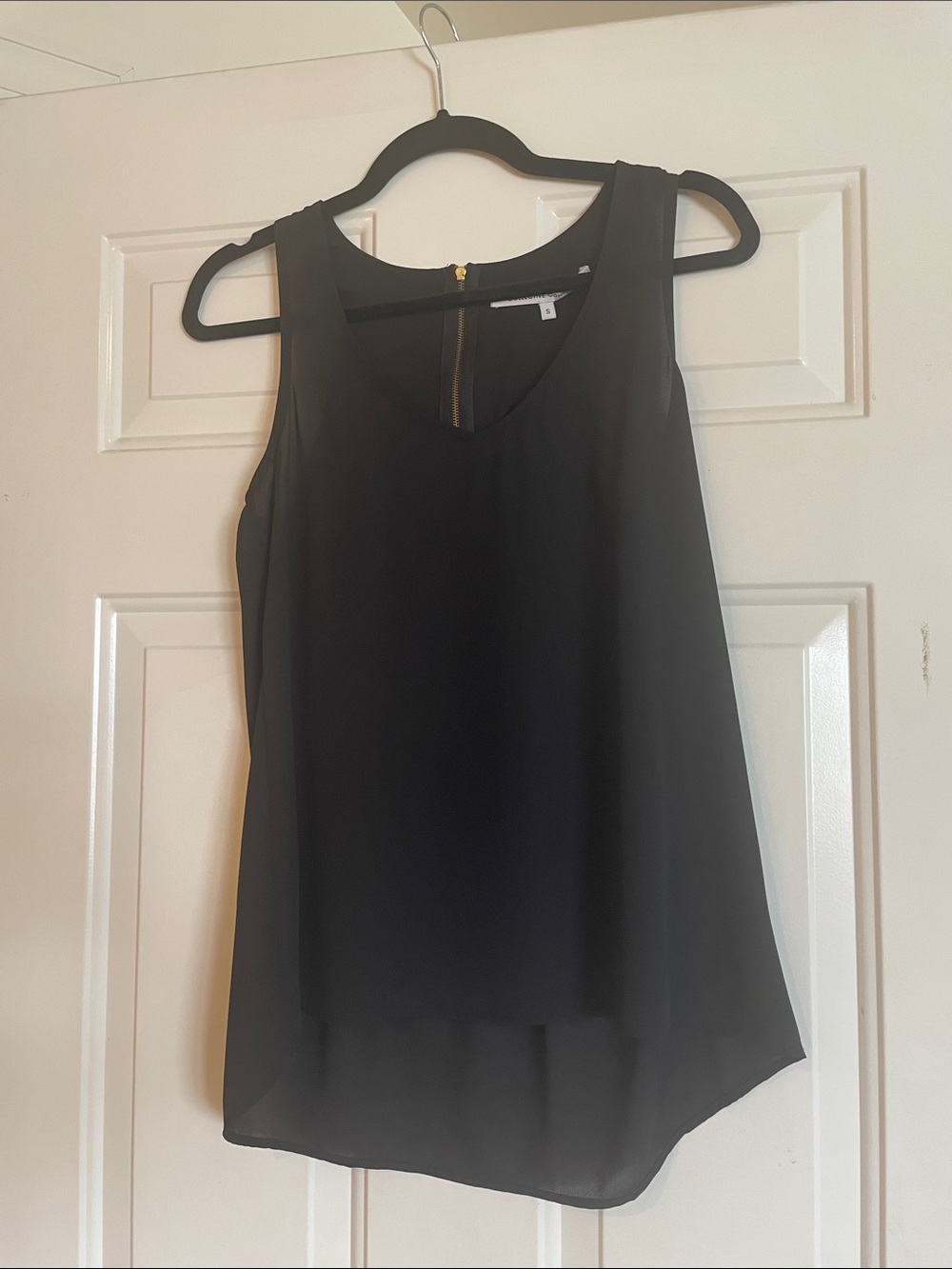 Collective Concepts Black Sleeveless V-Neck Tank